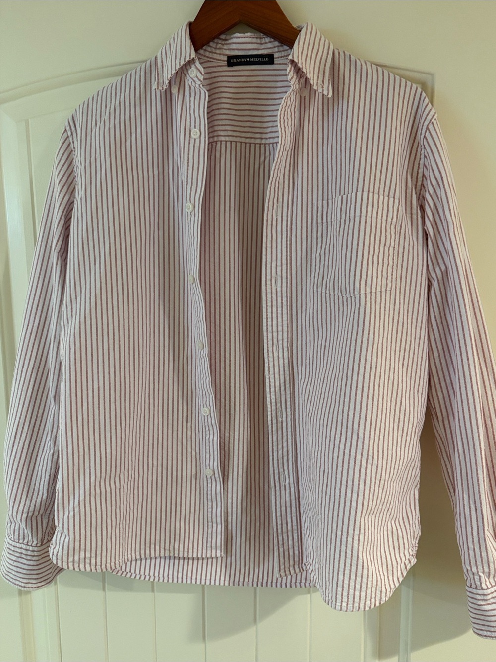 Brandy Melville Stephanie Button Down Top Size Small S/M